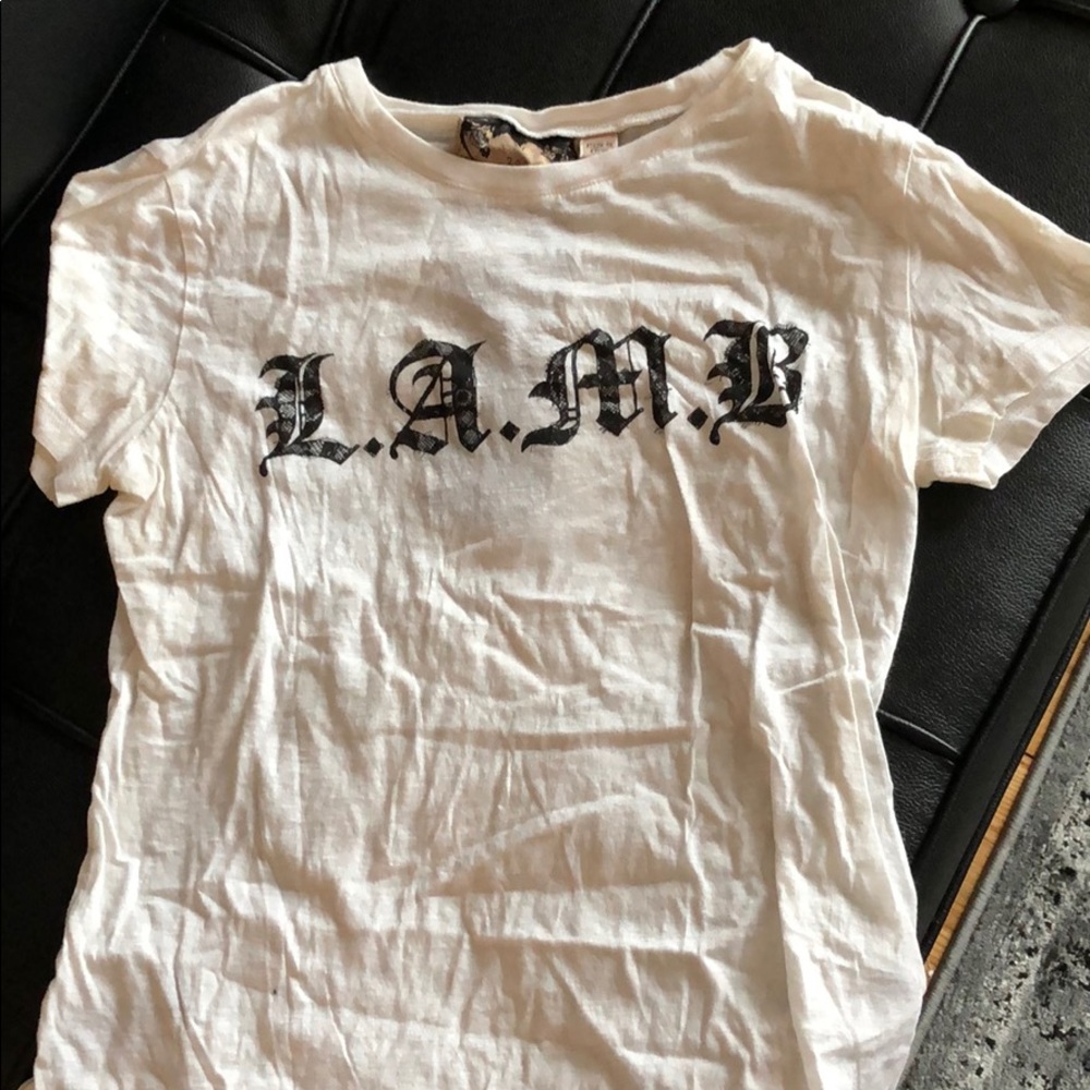 L.A.M.B. T-shirt lace logo M Gwen Stefani